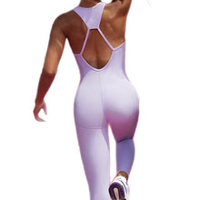 Load image into Gallery viewer, OPEN BACK JUMPSUIT IN PALE LILAC